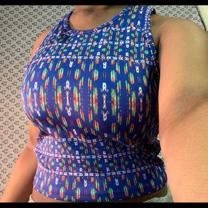 Patterned cropped top